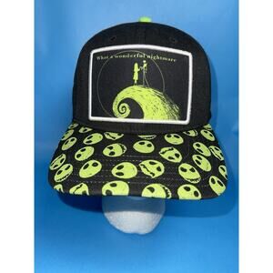 Nightmare Before Christmas What a Wonderful Nightmare Hat BioWorld Snapback